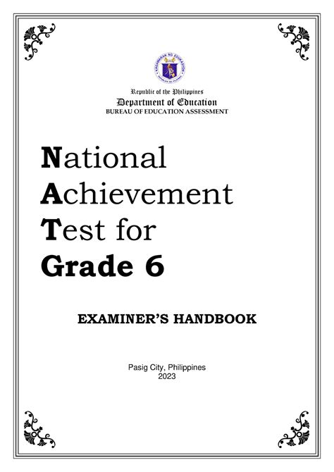 nat examiner's handbook 2023 pdf
